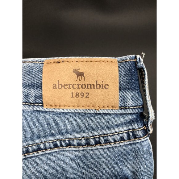 Abercrombie Kids High-Rise Flare Jeans Girls 9/10 Daisy Print Cotton Blend y2k - Picture 4 of 10